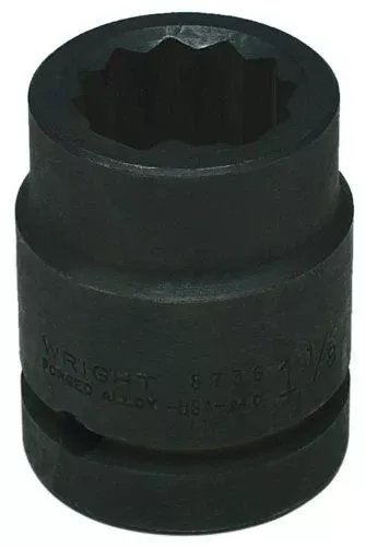 1-1-8-1-dr-12-pt-standard-impact-sockets-8736wr 1-1/8" - 1" Dr. 12 Pt. Standard Impact Sockets (8736WR)
