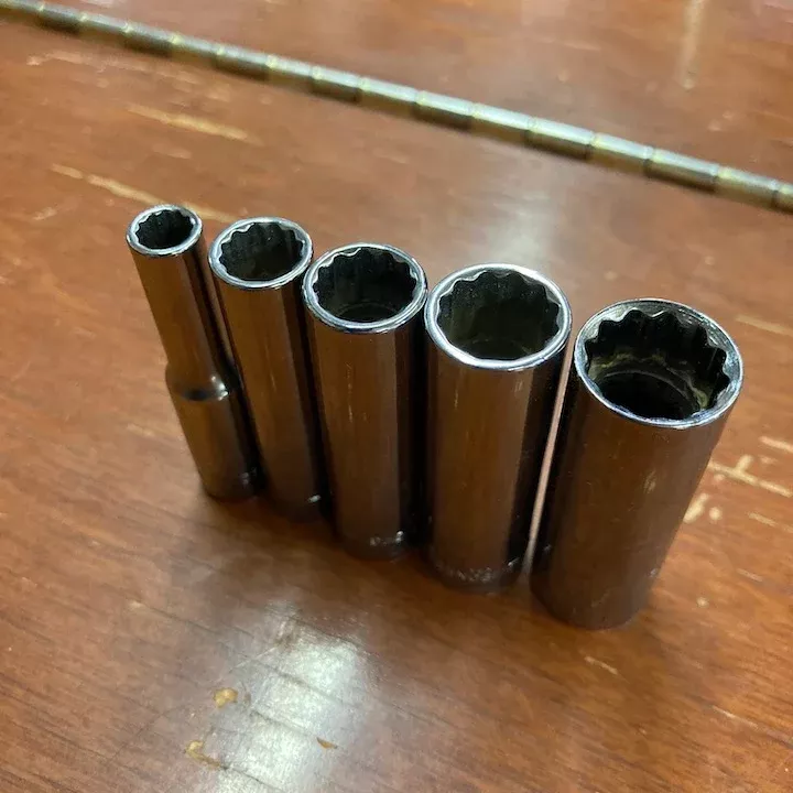 1-4drive-deep-12-pt-bonney-socket-set-full-polish-vl716 1/4Drive Deep 12 pt Bonney Socket Set Full Polish (VL716)
