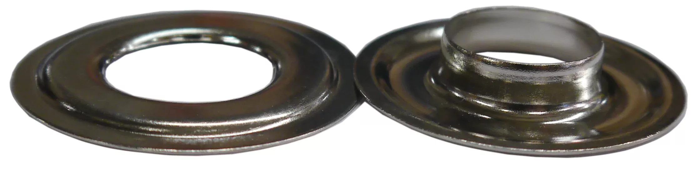 1-gr-13-16-nickel-plated-usa-grommet-6-n1-6-1gr 1 GR. 13/16" Nickel Plated USA Grommet #6 (N1-6-1GR)