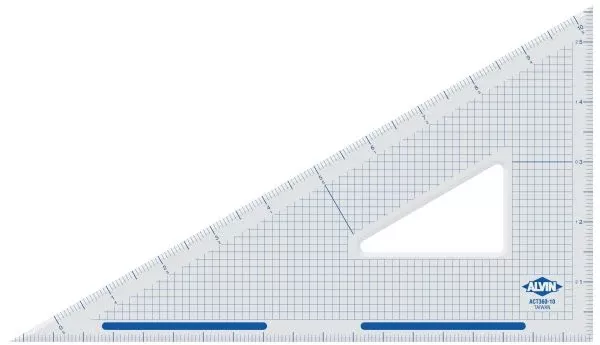10 inch Cutting Edge Triangle 30°/60°