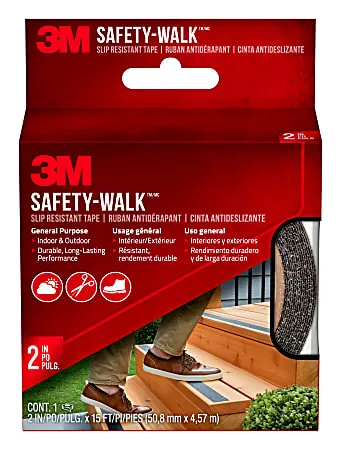 3m-safety-walk-slip-resistant-tape-610b-r2x180-black-2-in-x-15-ft-office-depot 3M Safety Walk Slip Resistant Tape 610B R2X180 Black 2 in x 15 ft - Office Depot