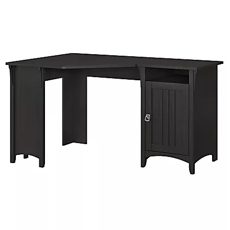 Bush Business Furniture Salinas 55 W Corner Desk With Storage Vintage Black Standard Delivery - Office Depot