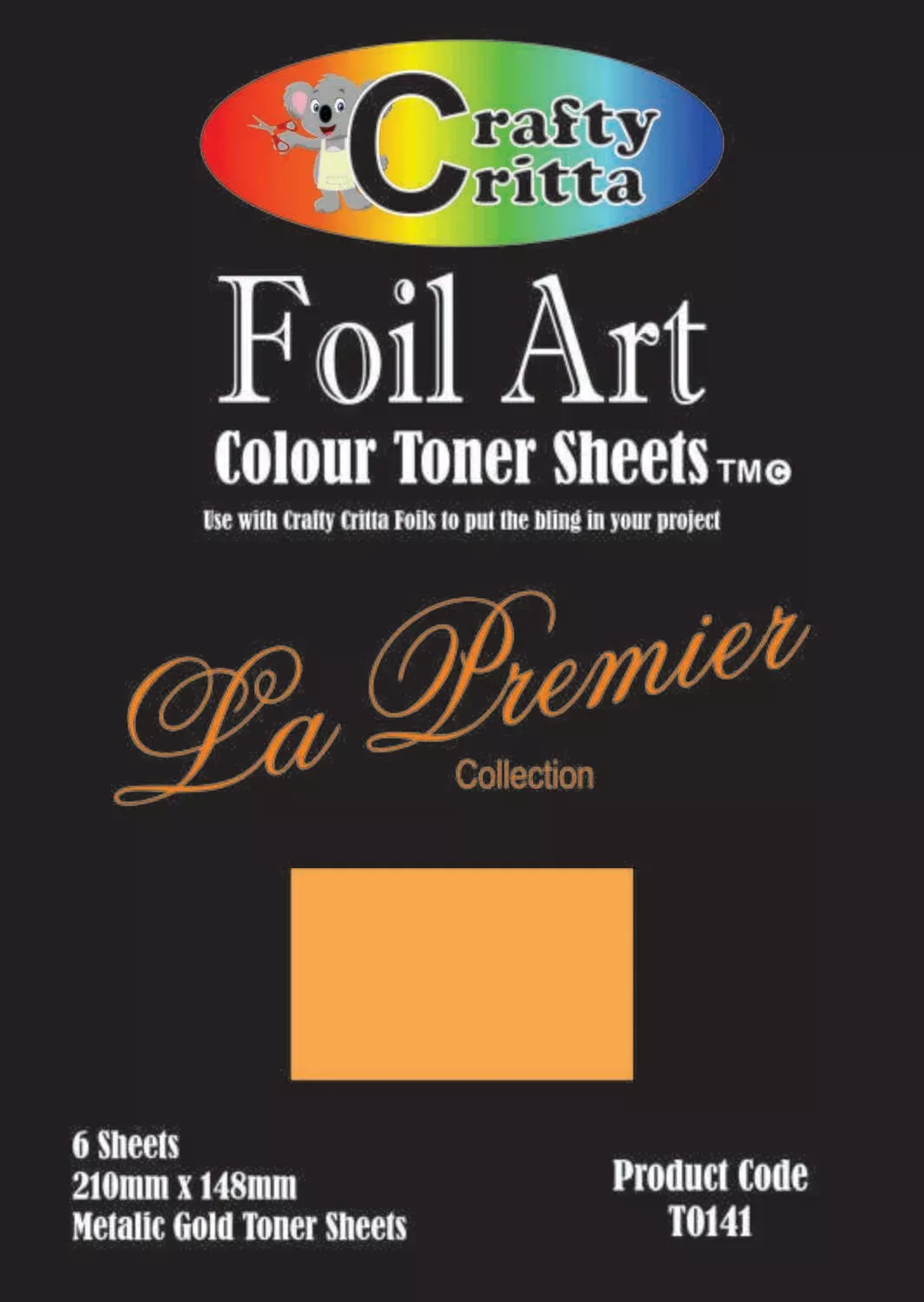 crafty-critta-t0141-la-premier-collection-metallic-gold-toner-sheets Crafty Critta T0141 La Premier Collection Metallic Gold Toner Sheets