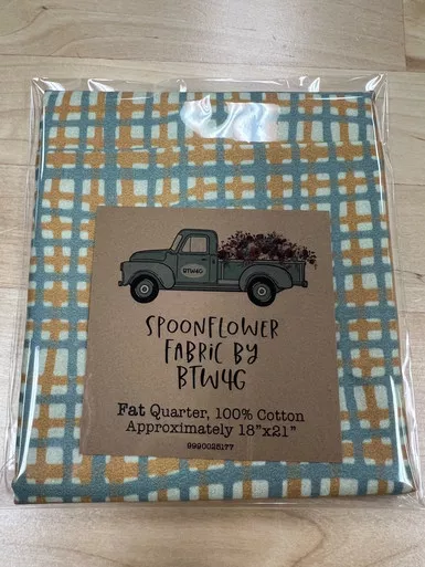 "Fit For The Master's Use" Plaid Fat Quarter
