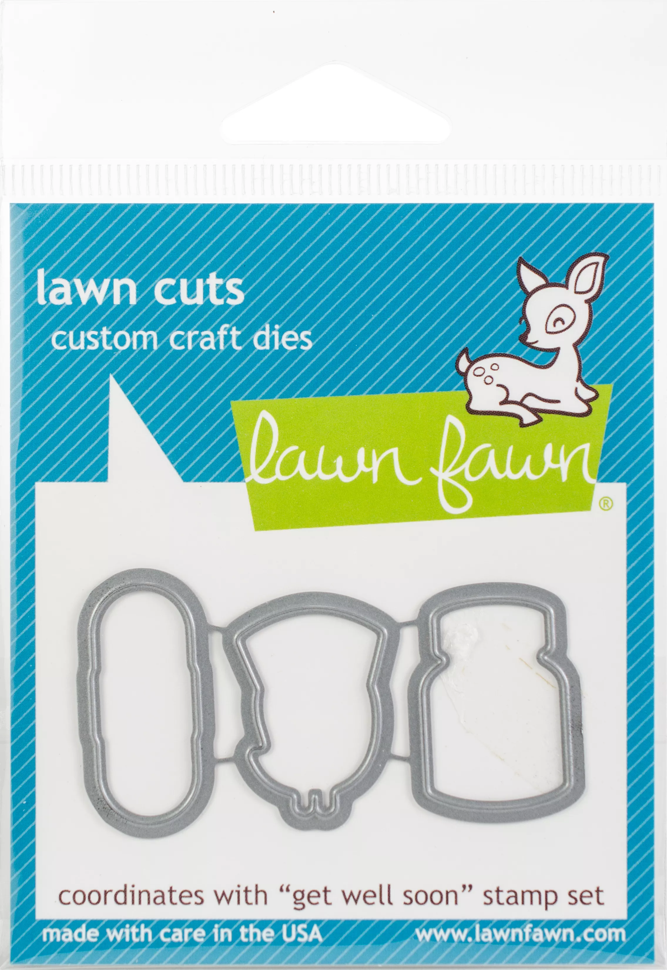 Lawn Cuts Custom Craft Die-Get Well Soon