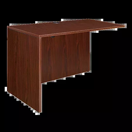 lorell-essentials-42-w-reverse-desk-return-shell-mahogany-office-depot Lorell Essentials 42 W Reverse Desk Return Shell Mahogany - Office Depot