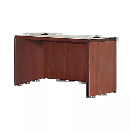 lorell-essentials-48-w-rectangular-computer-desk-shell-mahogany-office-depot Lorell Essentials 48 W Rectangular Computer Desk Shell Mahogany - Office Depot