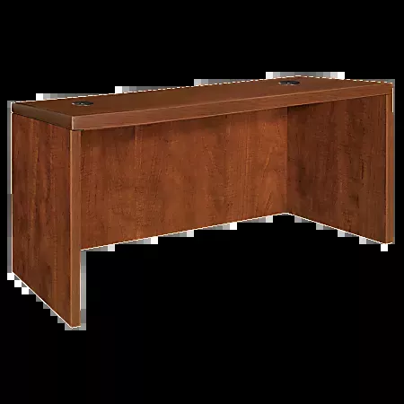 lorell-essentials-48-w-x-30-d-rectangular-shell-computer-desk-cherry-office-depo Lorell Essentials 48 W x 30 D Rectangular Shell Computer Desk Cherry - Office Depot