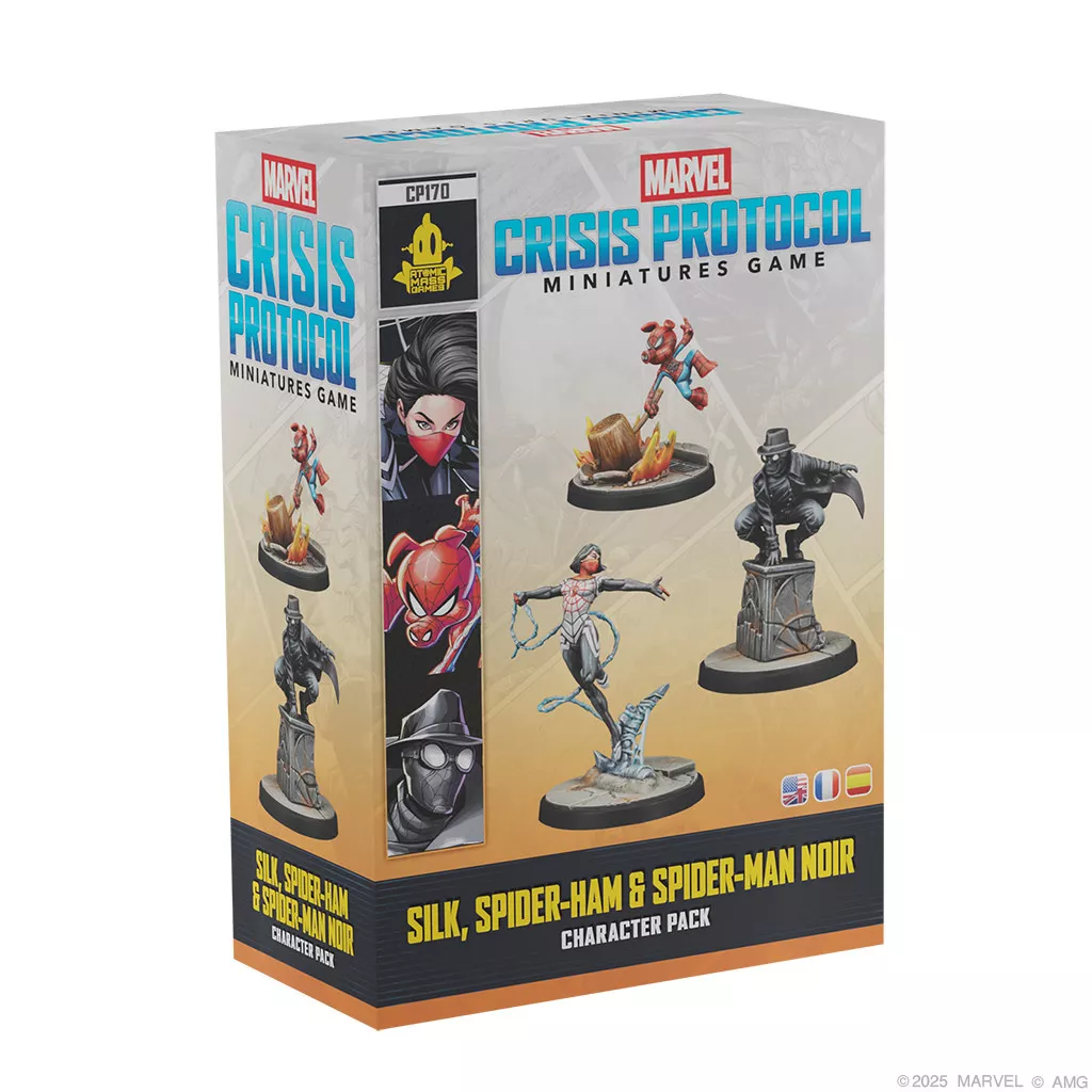 Marvel Crisis Protocol Silk, Spider-Ham & Spider-Man Noir COMING OCT 3, 2025