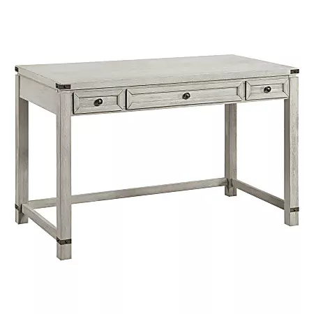 Office Star Baton Rouge 48 W Home Office Computer Desk Champagne Oak - Office Depot