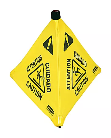 rubbermaid-3-sided-wet-floor-safety-cone-30-x-21-x-21yellow-office-depot Rubbermaid 3 Sided Wet Floor Safety Cone 30 x 21 x 21Yellow - Office Depot