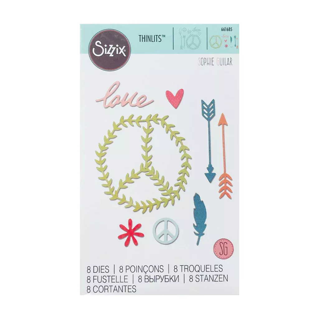 Sizzix Thinlits Die Set 8 pack - Festival*