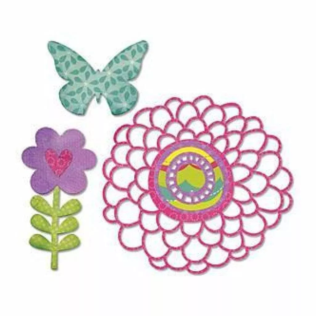 Sizzix Thinlits Dies 4 Pack By Echo Park - Springtime*