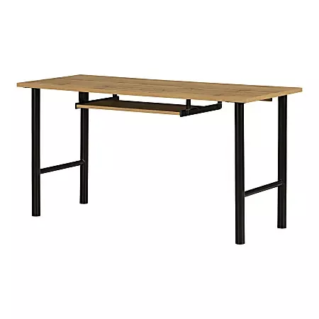 south-shore-ezra-59-12-w-rectangle-computer-desk-nordik-oak-14670-office-depot South Shore Ezra 59 12 W Rectangle Computer Desk Nordik Oak 14670 - Office Depot