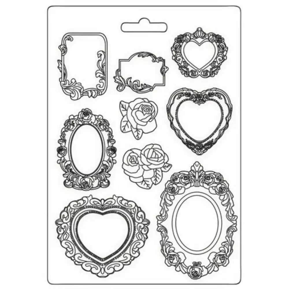Stamperia Soft Mould A4 - Precious frames