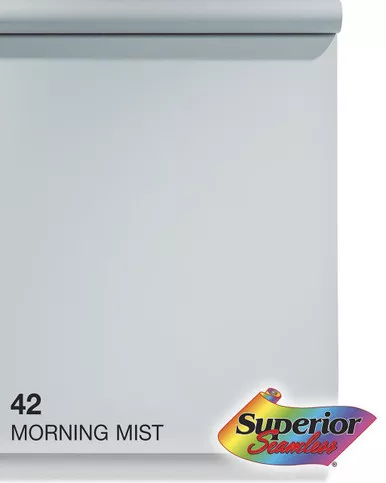 #Superior Seamless Background Paper, 86"x36', #42 Morning Mist