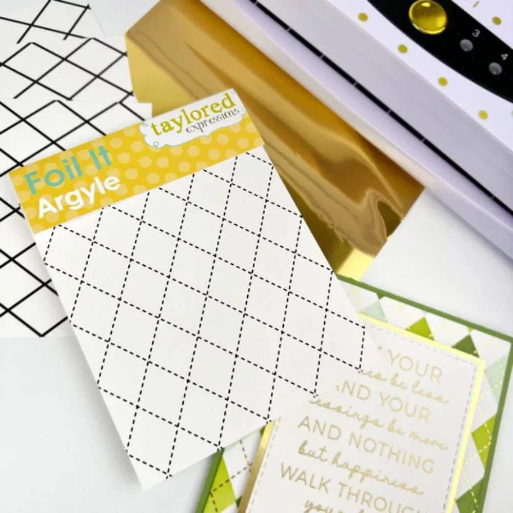 taylored-expressions-foil-it-argyle Taylored Expressions Foil It - Argyle