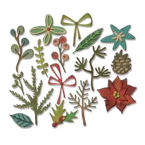 *Tim Holtz Sizzix FUNKY FESTIVE Thinlits Die 663101