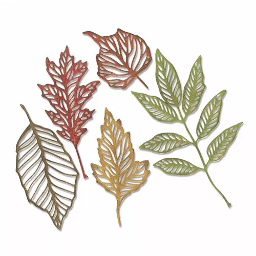 tim-holtz-sizzix-skeleton-leaves-thinlits-die-set-663094 *Tim Holtz Sizzix SKELETON LEAVES Thinlits Die Set 663094