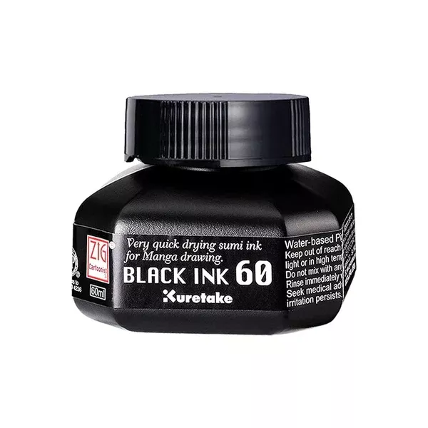 Zig Black Ink 60ml