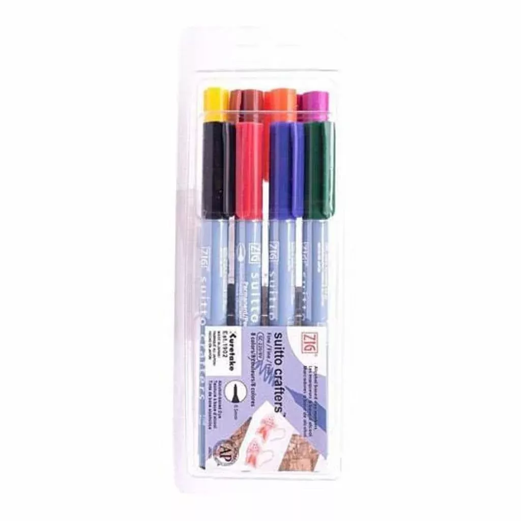 zig-suitto-crafters-marker-set-8-packfine Zig Suitto Crafters Marker Set 8 PackFine*